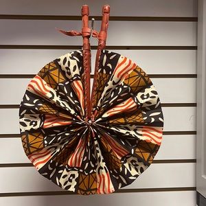 African Print Fan